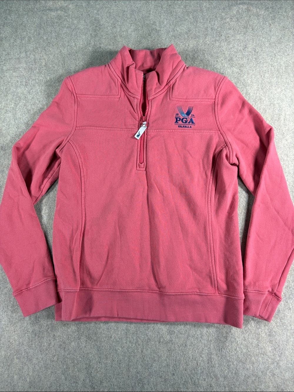 Vineyard Vines PGA Championship Valhalla 2024 Shep Shirt Coral Small EUC